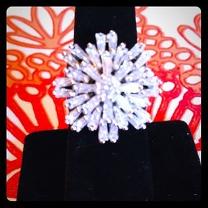 Park Lane Silver Starburst Ring